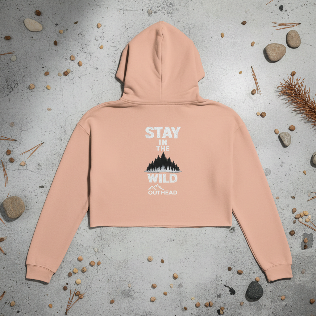 Damen Cropped Hoodie