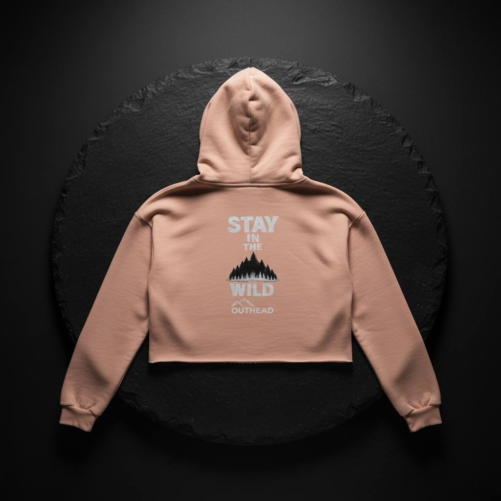 Damen Cropped Hoodie