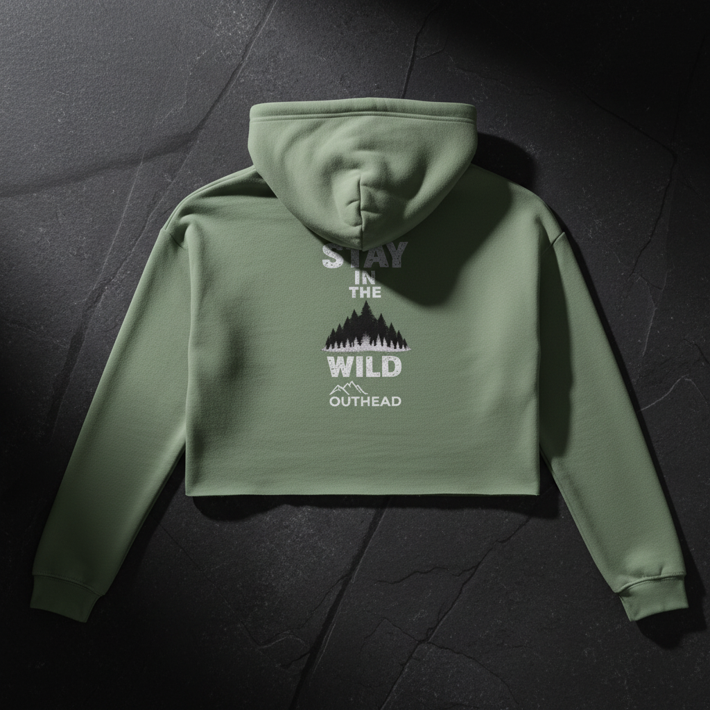 Damen Cropped Hoodie