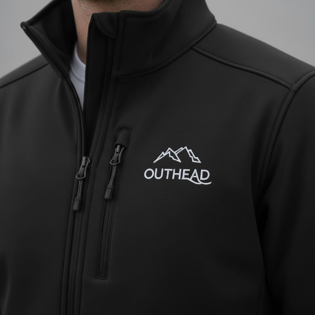 Schwarze Softshell Jacke